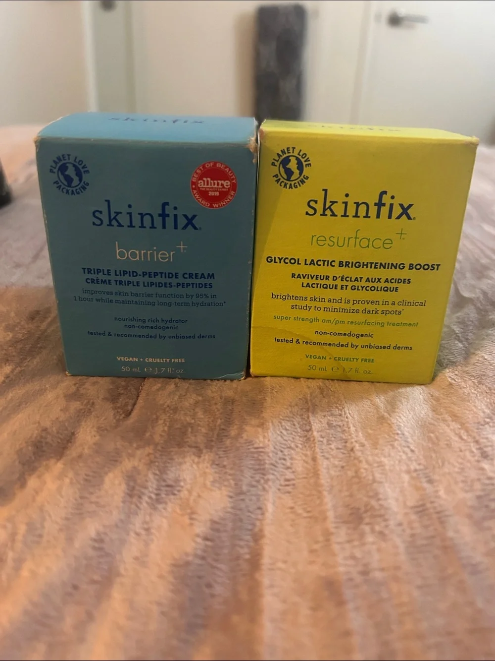 Skinfix Barrier+ (Blue) & Resurface+ (Yellow) Skincare Duo